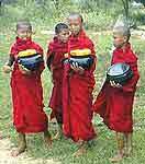 Monks in Bagan